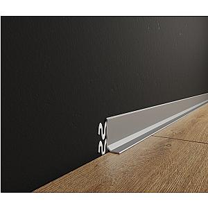 Listwa przypodłogowa natynkowa „Strela” ASP-36 - biały, 2600 mm