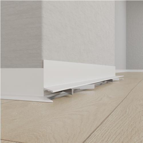 Mini listwa przypodłogowa „TINLINE” MPA-217 - biały, 2600 mm