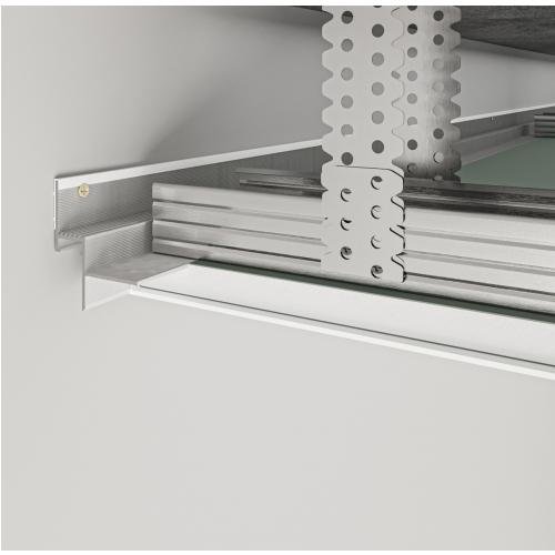 Profil cienia sufitowy z kanałem LED AST-14/12 - naturalne (mill finish), 2500 mm